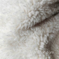 100% polyester katoen sherpa fleece stof